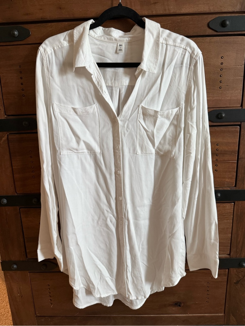 bp White Button-Up Shirt